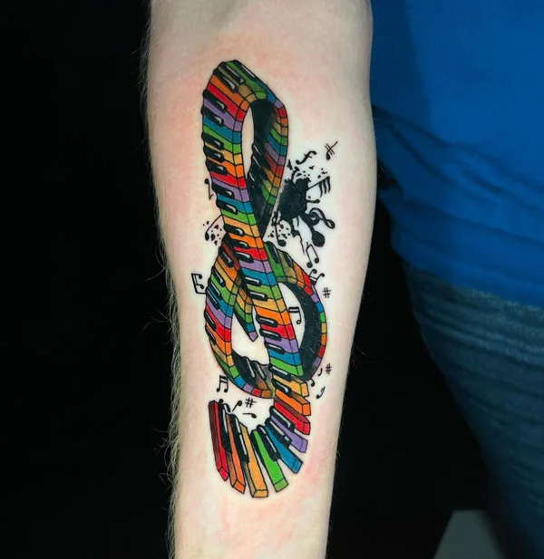 Music note tattoo meaning