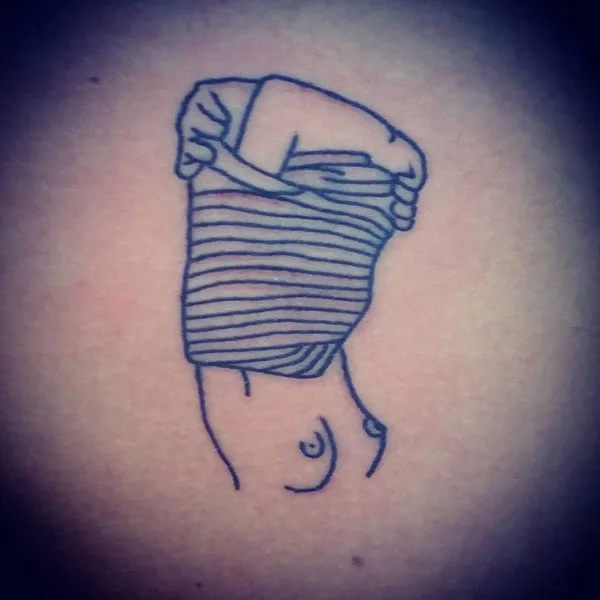 Naked women tattoo 16