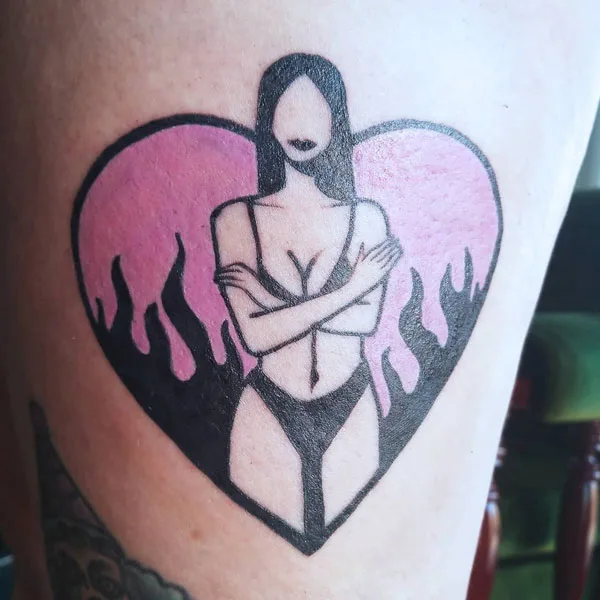 Naked women tattoo 18
