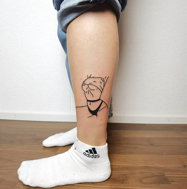 Naked women tattoo 25
