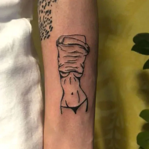 Naked women tattoo 27