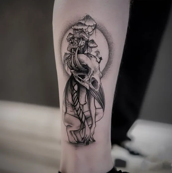 Naked women tattoo 34