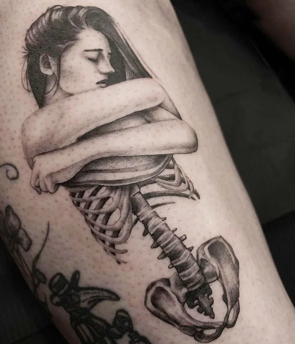 Naked women tattoo 38