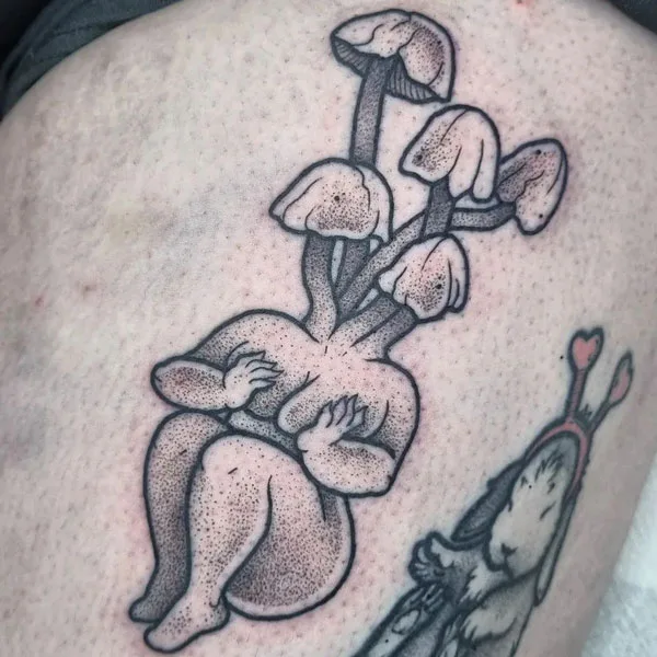 Naked women tattoo 42