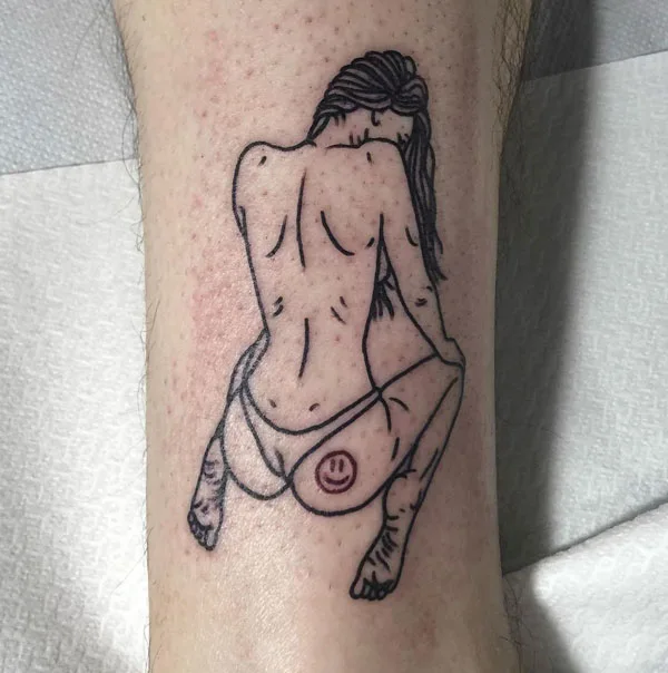 Naked women tattoo 43
