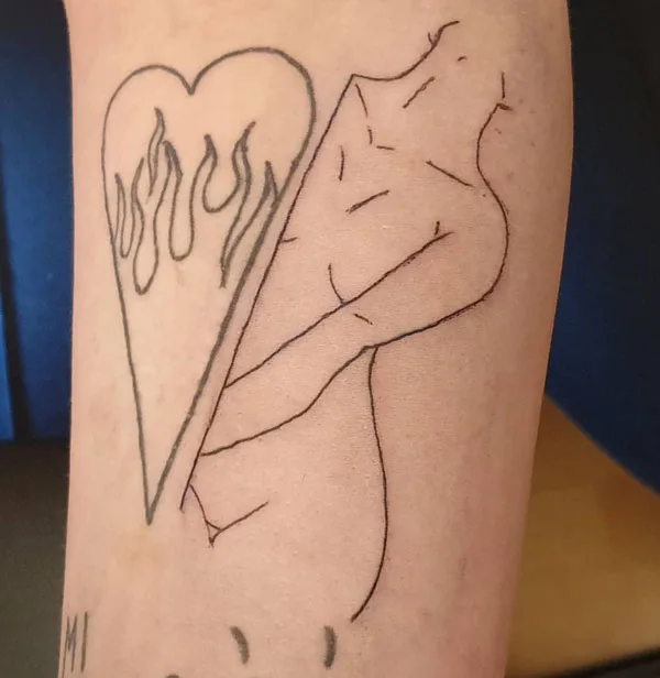 Naked women tattoo 5