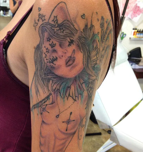 Naked women tattoo 6