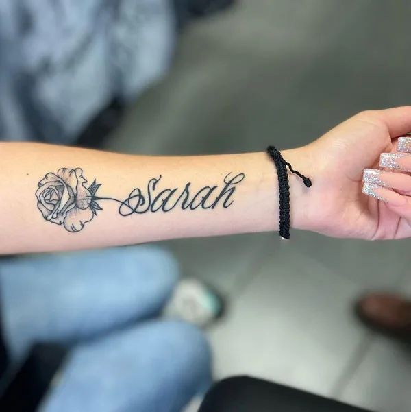 Name tattoo 1