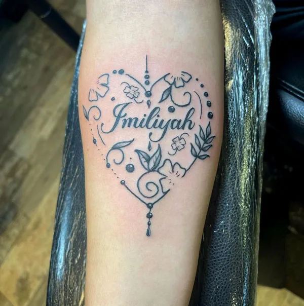 Name tattoo 104