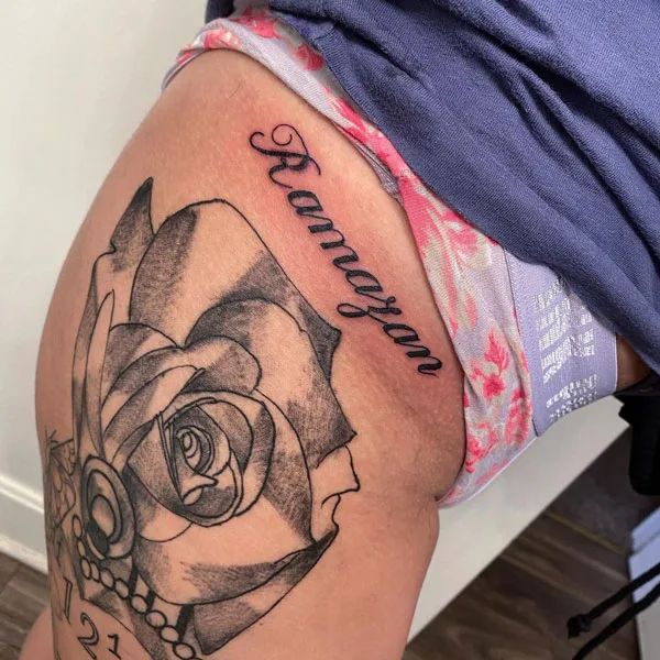 Name tattoo 109