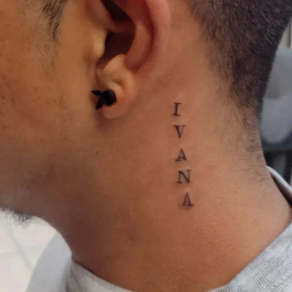 Name tattoo 110