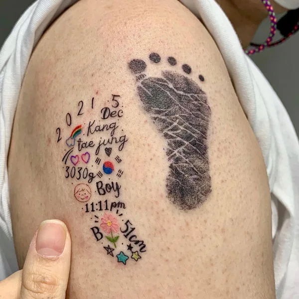 Name tattoo 111