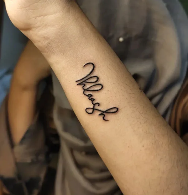 Name tattoo 112