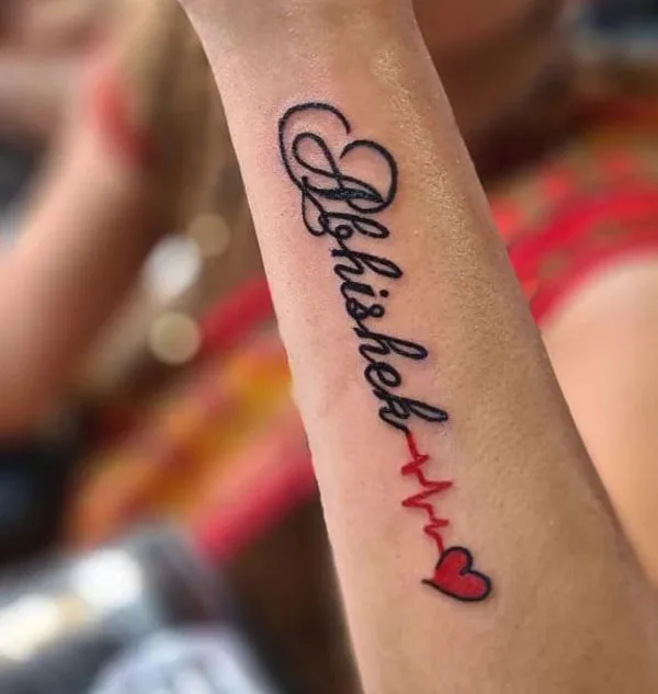 Name tattoo 116