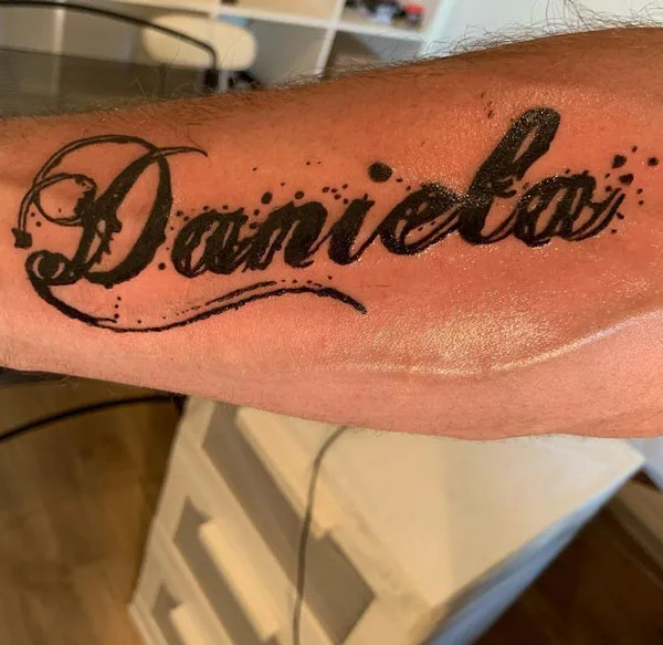 Name tattoo 120