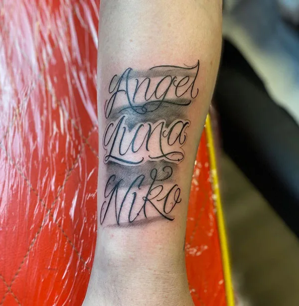 Name tattoo 122