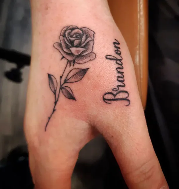Name tattoo 126