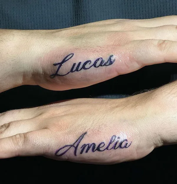 Name tattoo 128