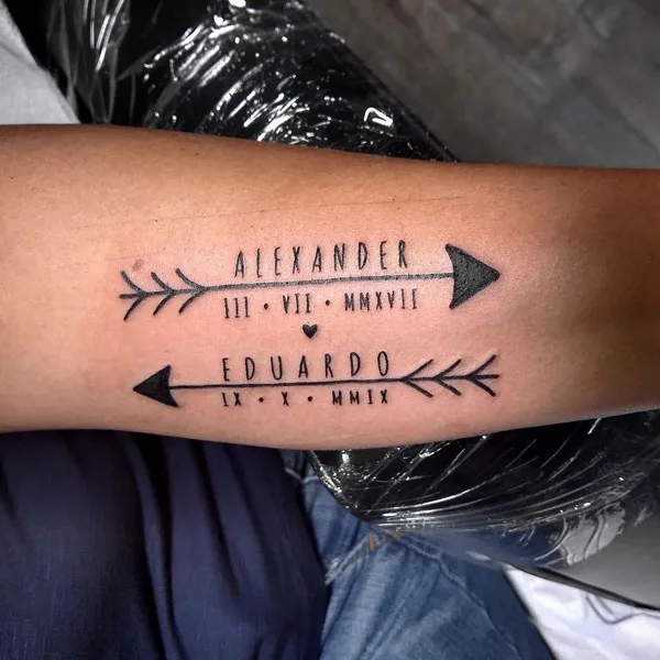 Name tattoo 129