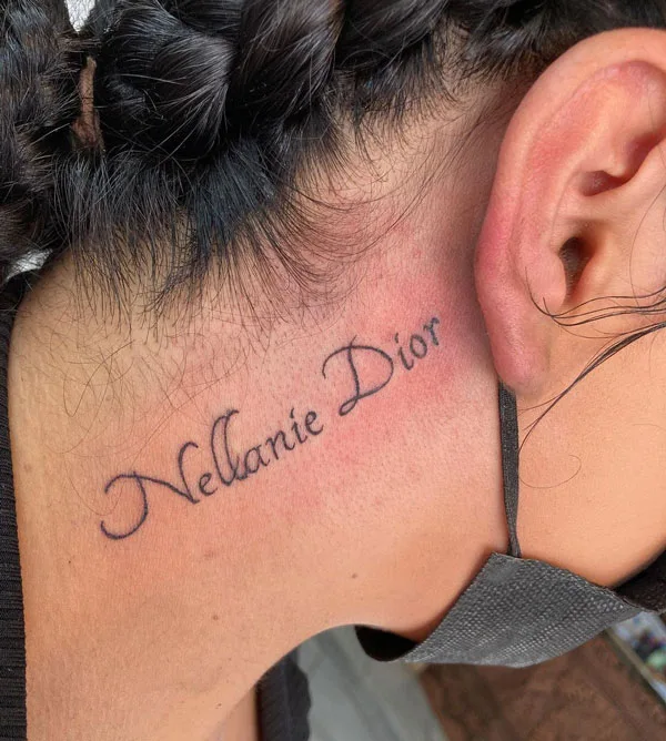 Name tattoo 133