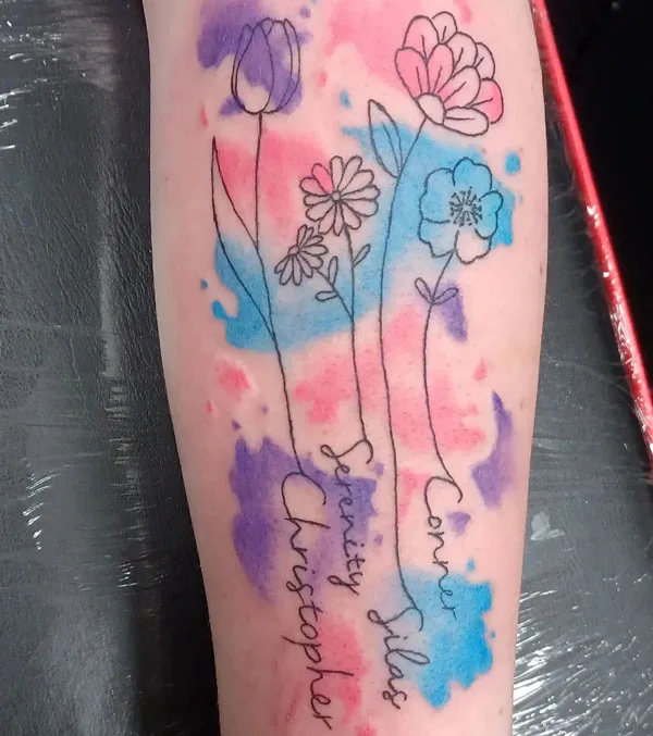 Name tattoo 134