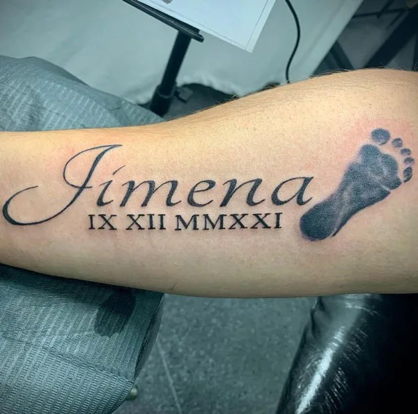 Name tattoo 136