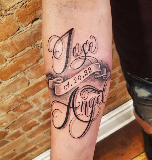 Name tattoo 137