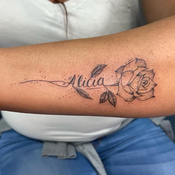 Name tattoo 138