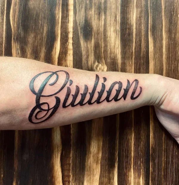Name tattoo 141