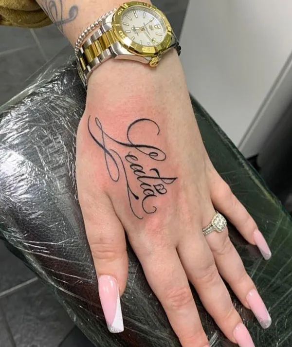 Name tattoo 144