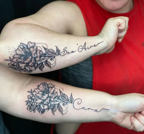 Name tattoo 146