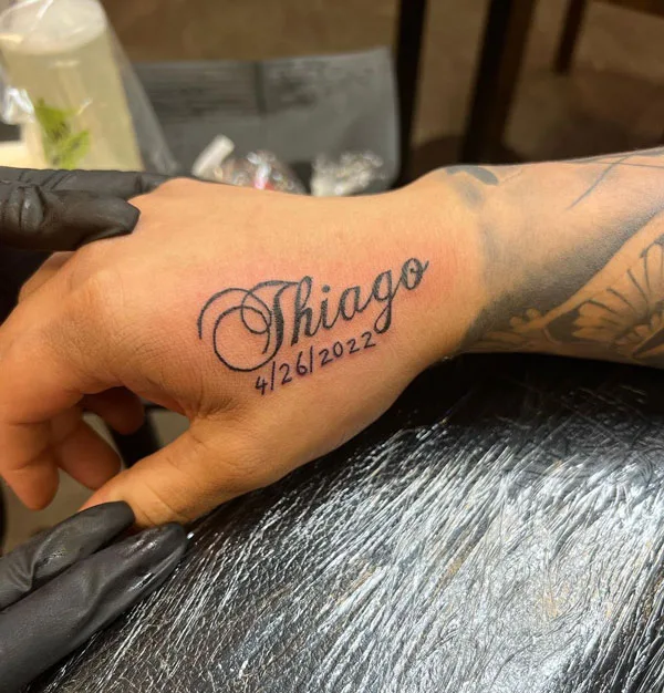 Name tattoo 147