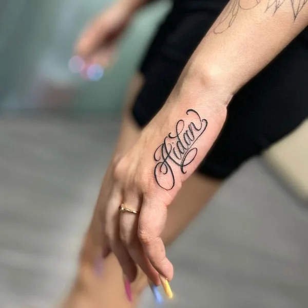 Name tattoo 150