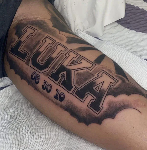 Name tattoo 153