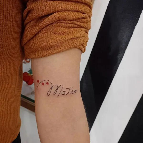 Name tattoo 154