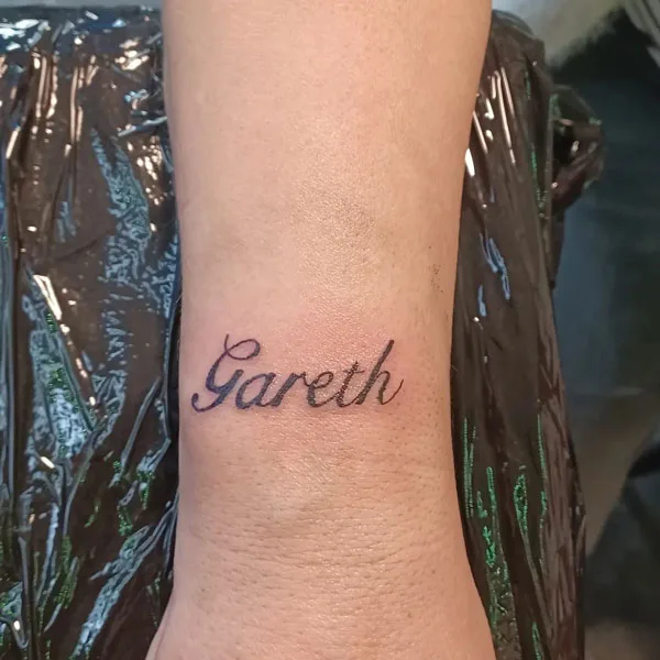 Name tattoo 155