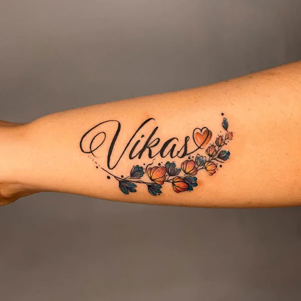 Name tattoo 157