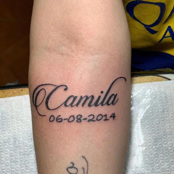 Name tattoo 21