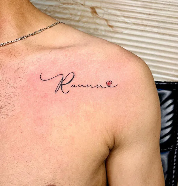 Name tattoo 25