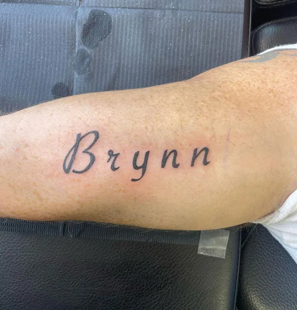 Name tattoo 28