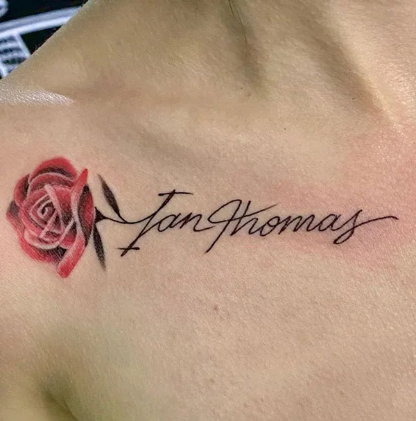 Name tattoo 29
