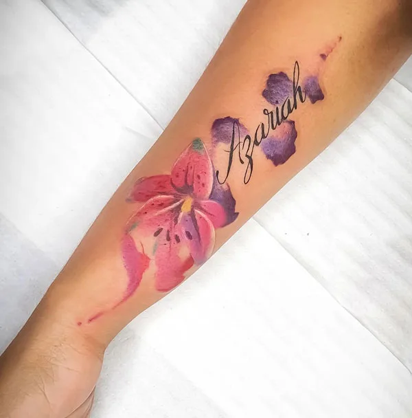 Name tattoo 3