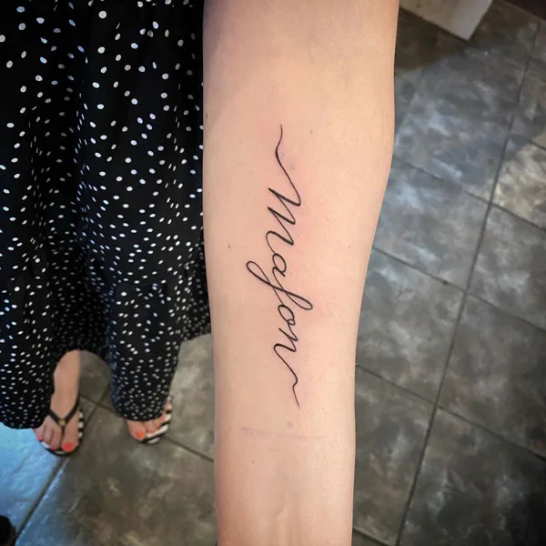 Name tattoo 33