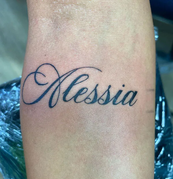 Name tattoo 35