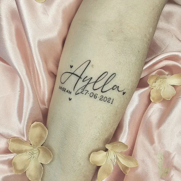 Name tattoo 36
