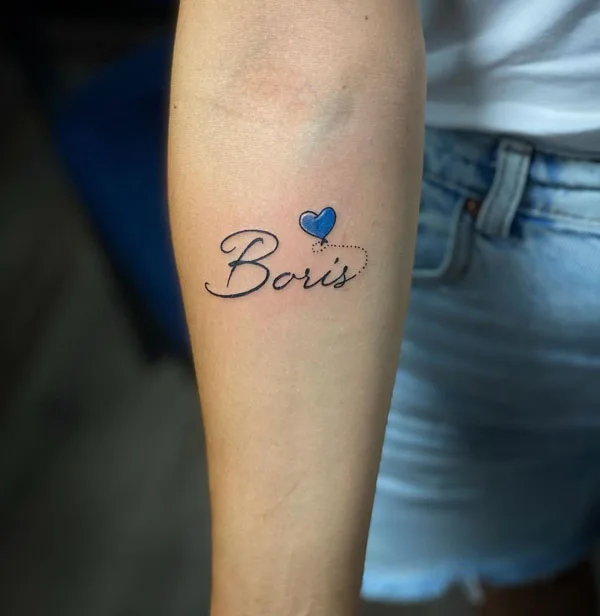 Name tattoo 37