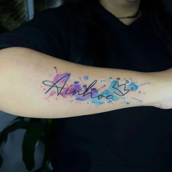 Name tattoo 38