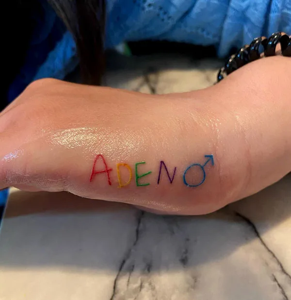 Name tattoo 4