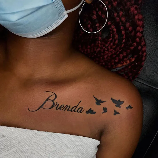 Name tattoo 40