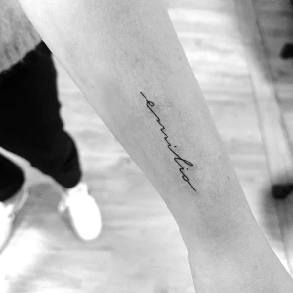Name tattoo 41